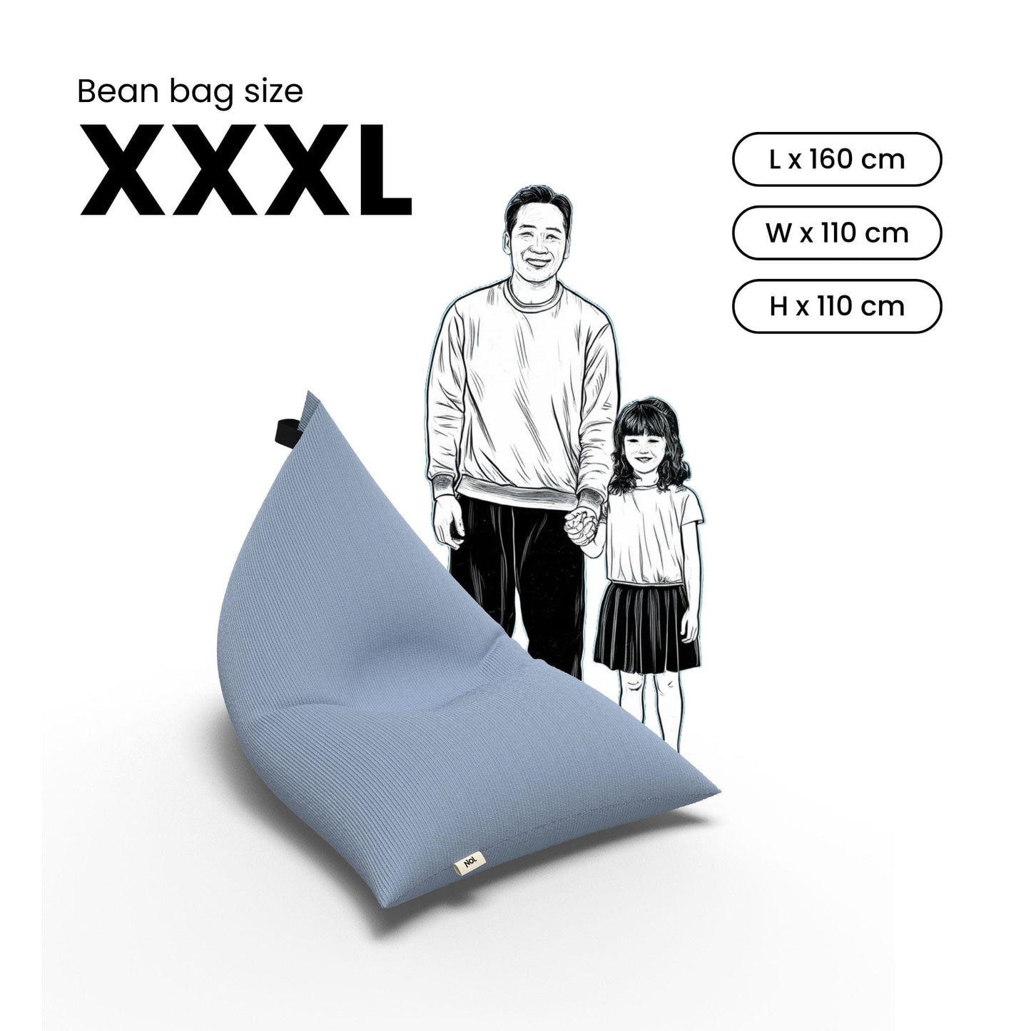 Buy Bean bag cover at best price at NOL