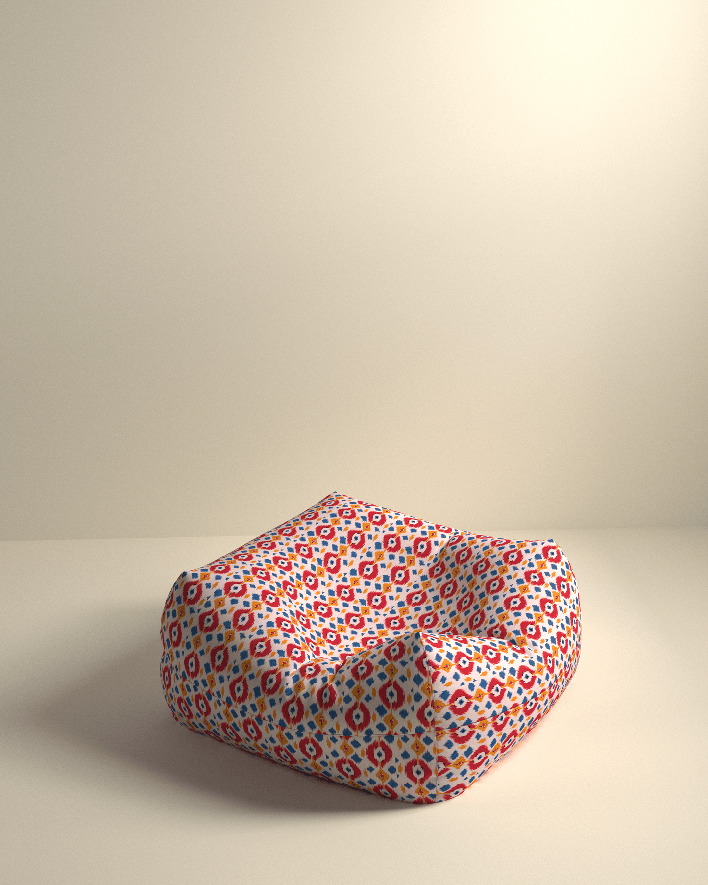 Ottomans and floor pouf for small homes