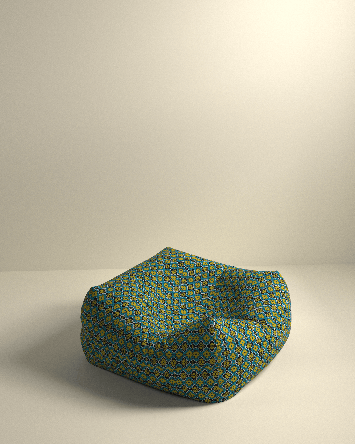 Ottomans and floor pouf for small homes