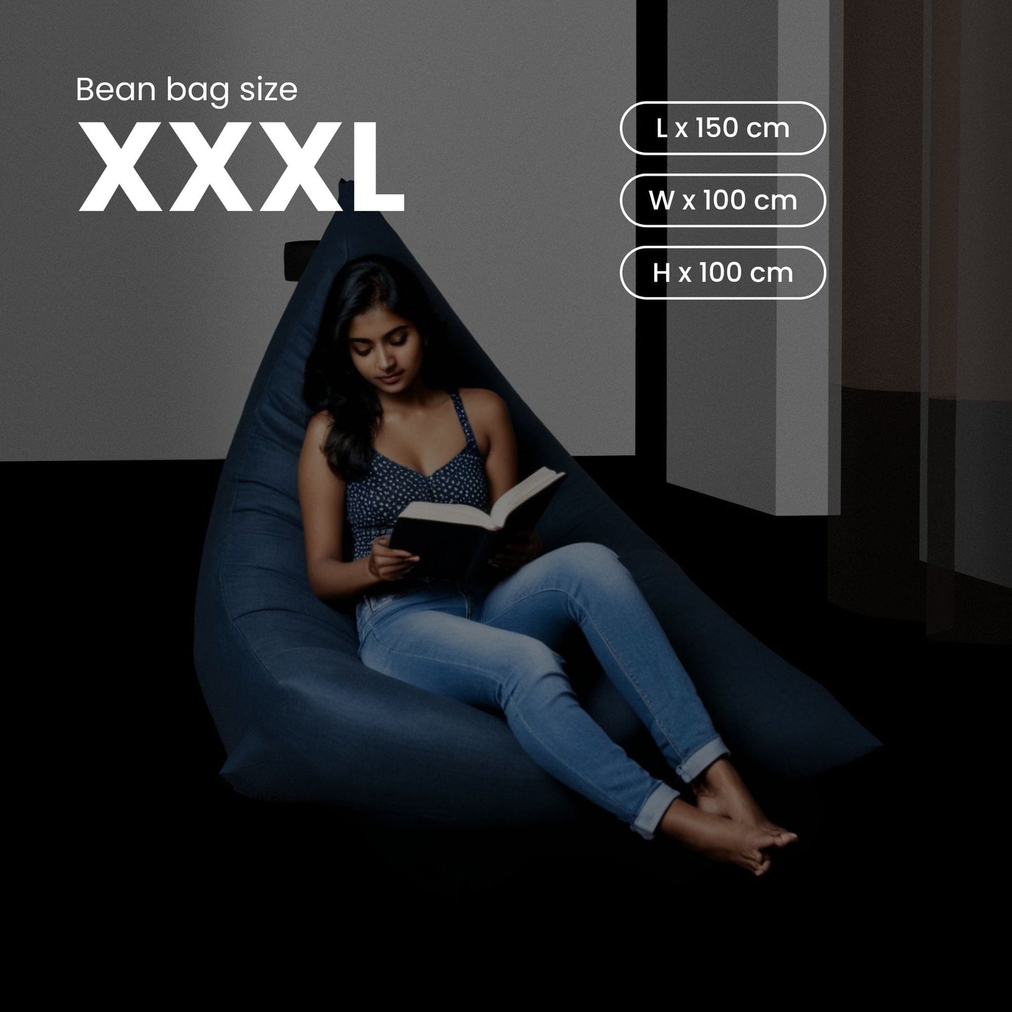 XXXL Bean bags in Cotton