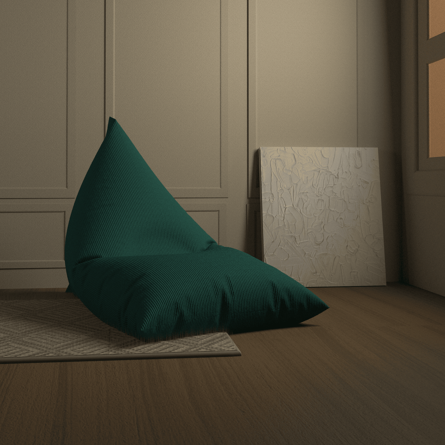 Corduroy bean bags from NOL