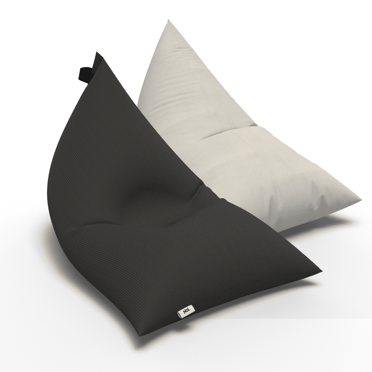 Corduroy bean bags from NOL