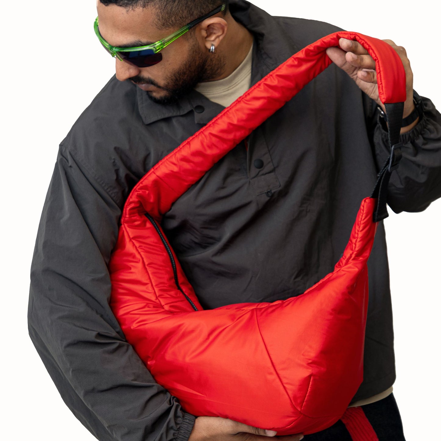 NOL HALO puffer shoulder bag