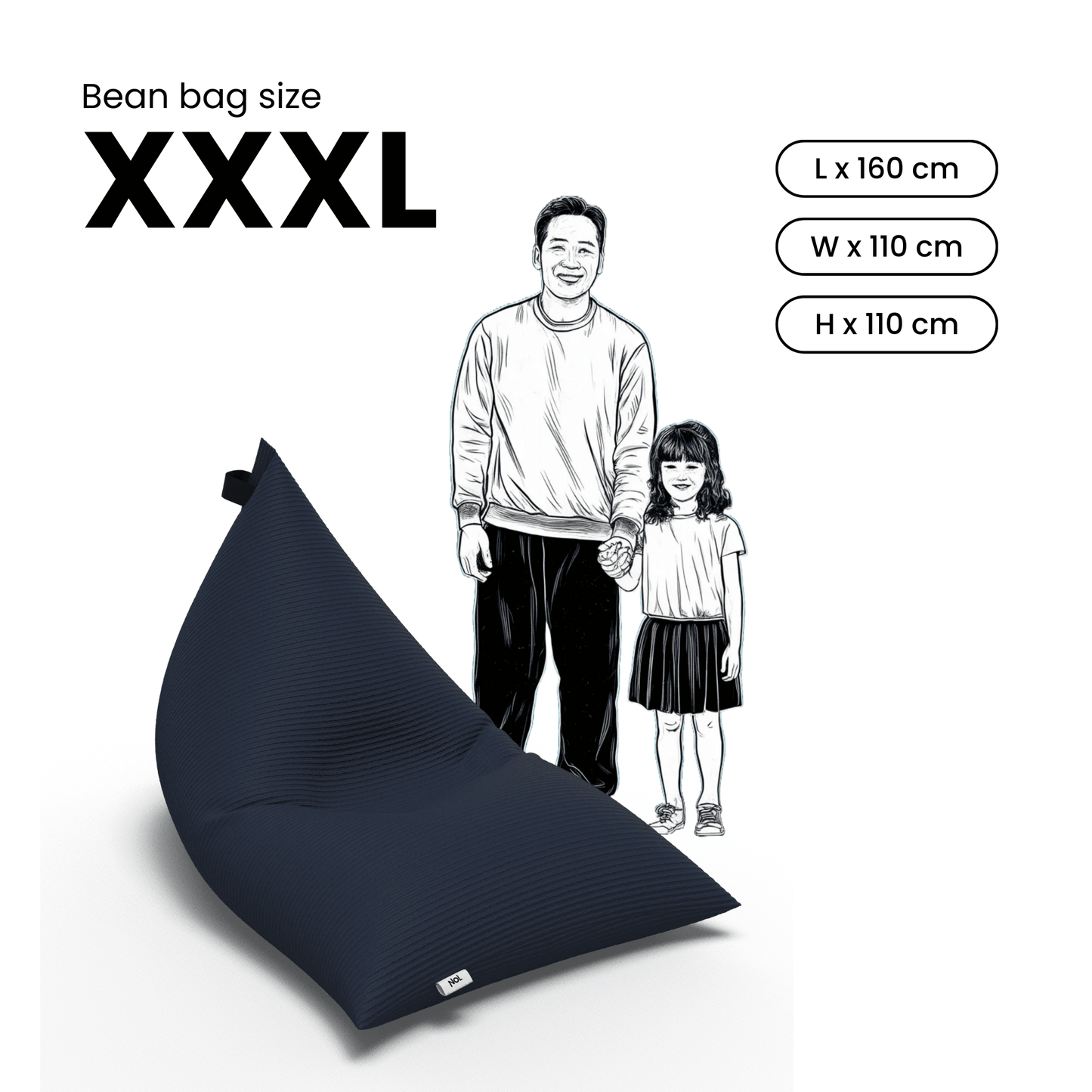Buy Bean bag cover at best price at NOL