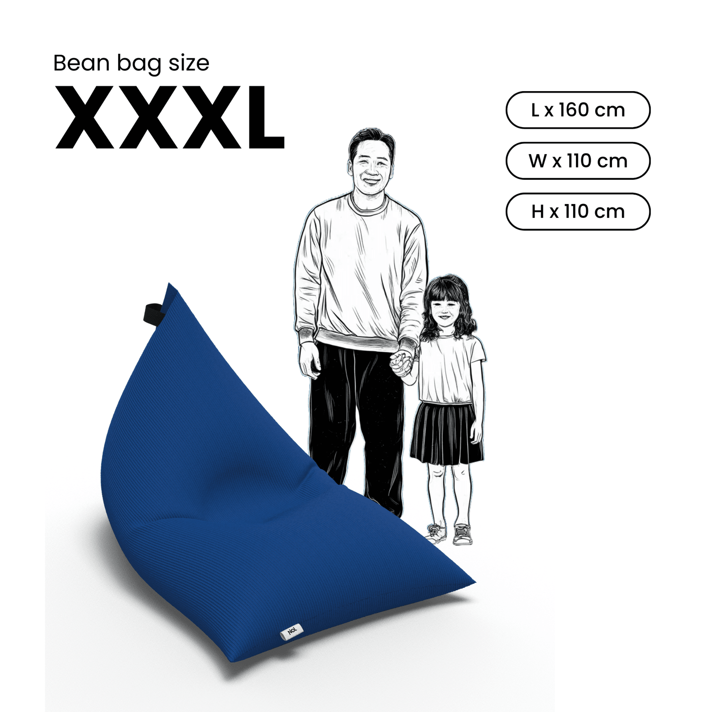 Buy Bean bag cover at best price at NOL