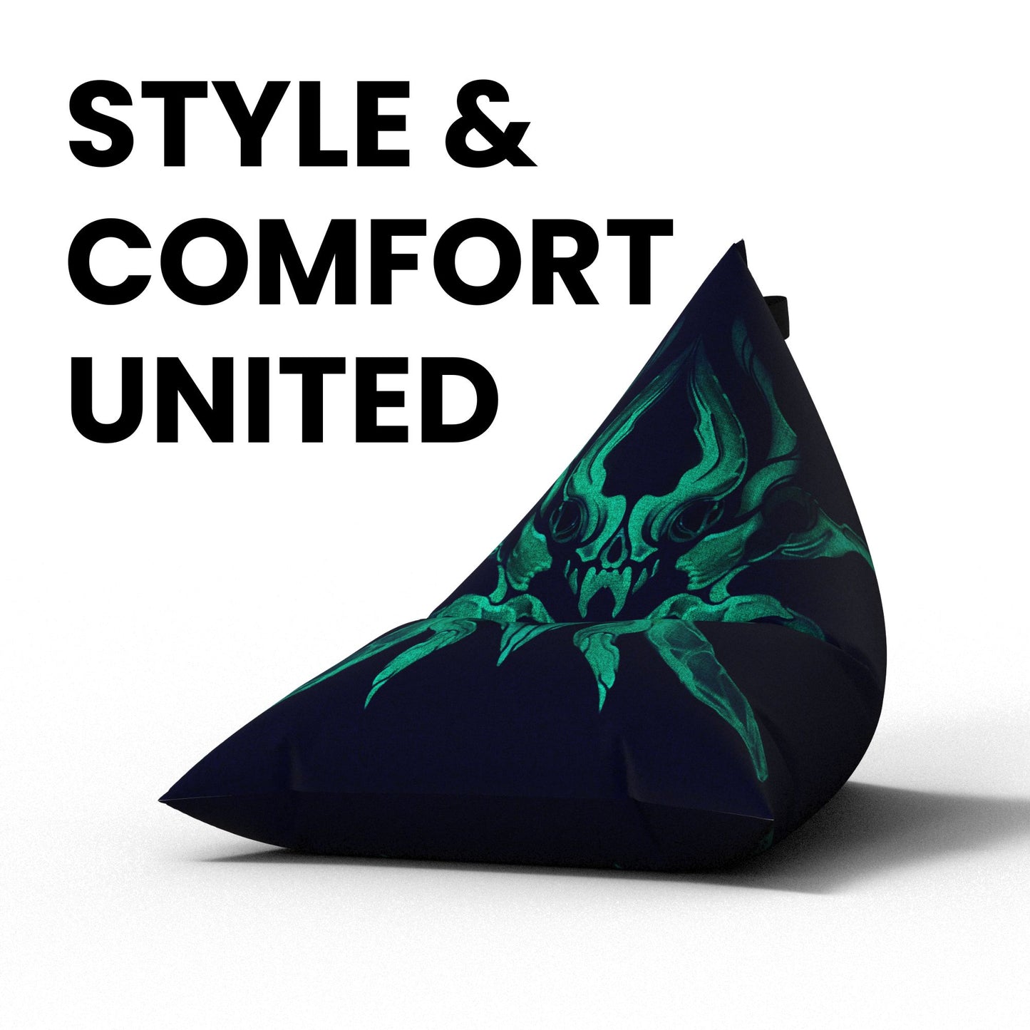 Alien Water Bean bag - Blue XXL