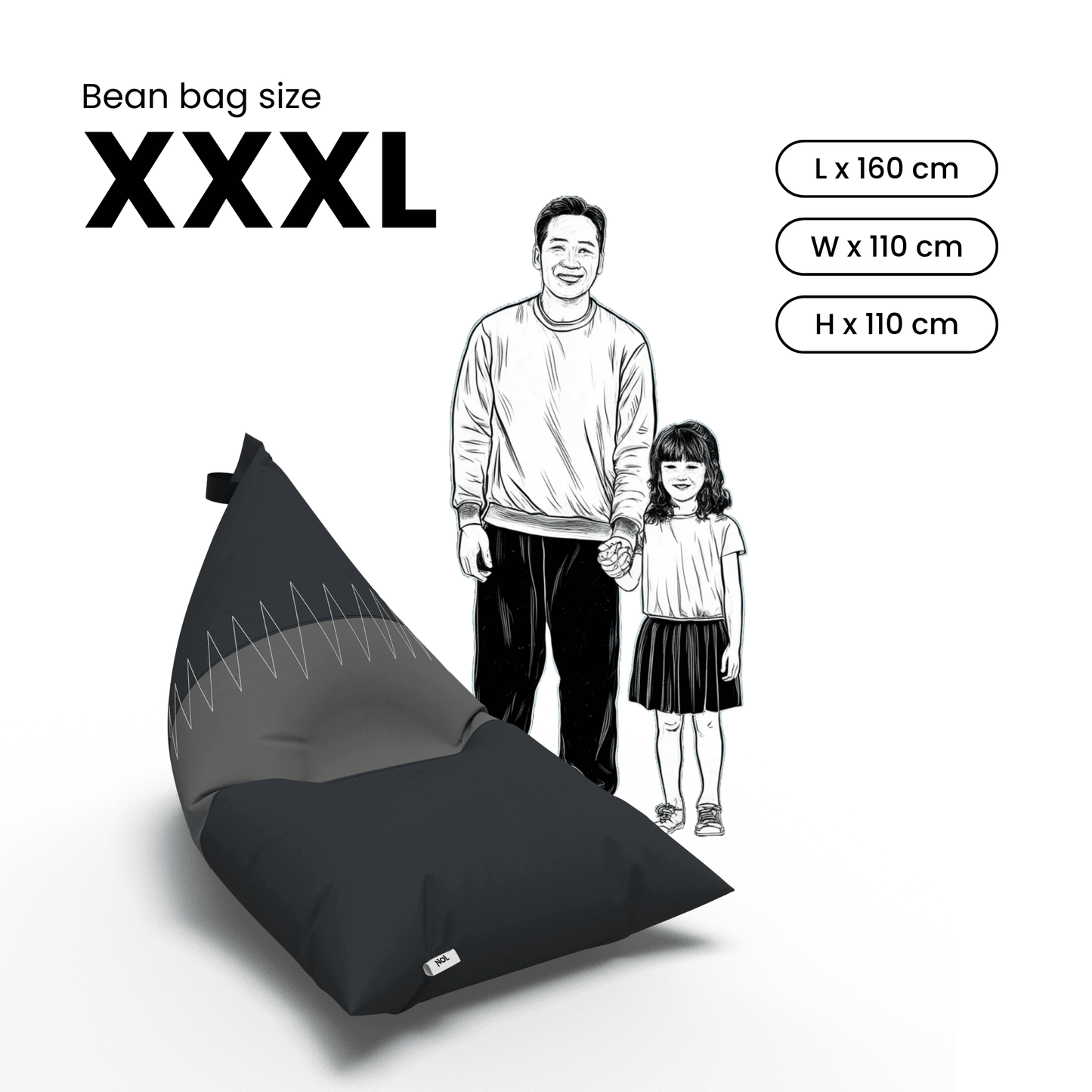 Premium Bean bag sofa from NOL