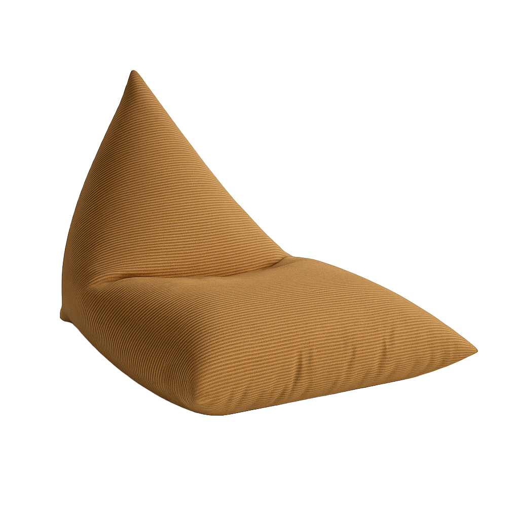 Corduroy Bean bag cover - Gold XXXL