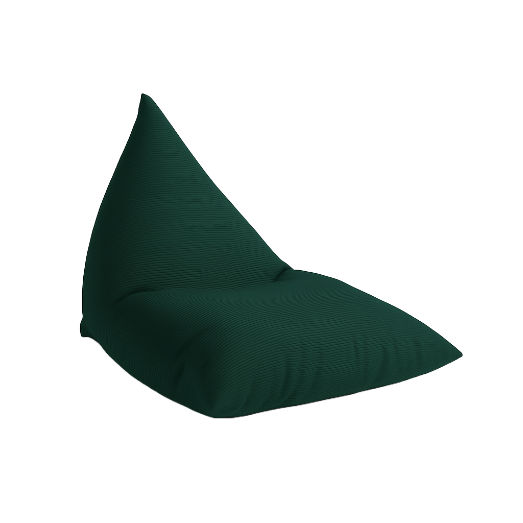 Corduroy Bean bag cover - Green XXXL