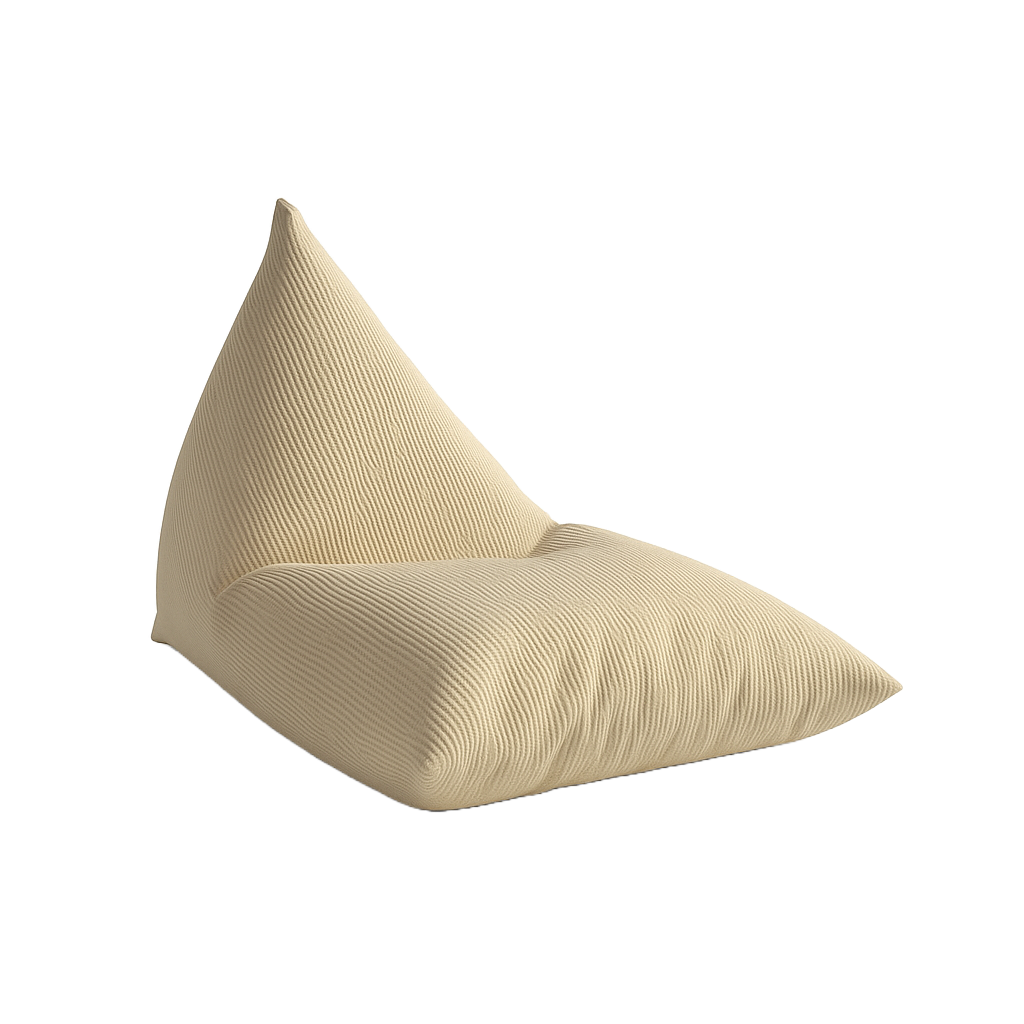 Corduroy Bean bag cover - Beige XXXL