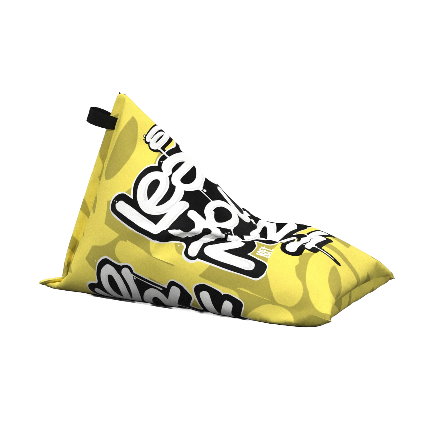 LEFT X NOL Leave Your Mark Graffiti Bean bag - Yellow XXL