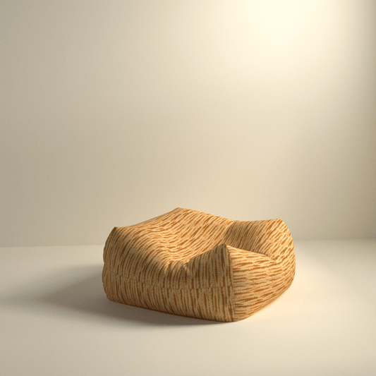 Ottomans and floor pouf for small homes
