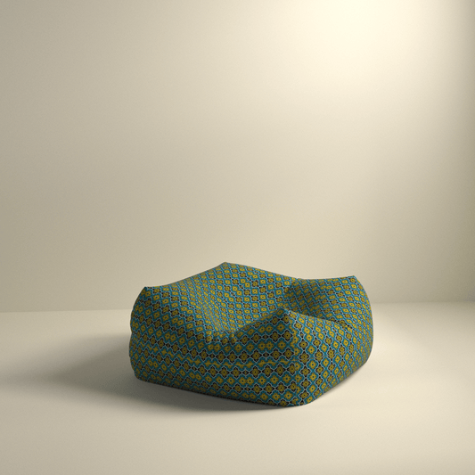 Ottomans and floor pouf for small homes