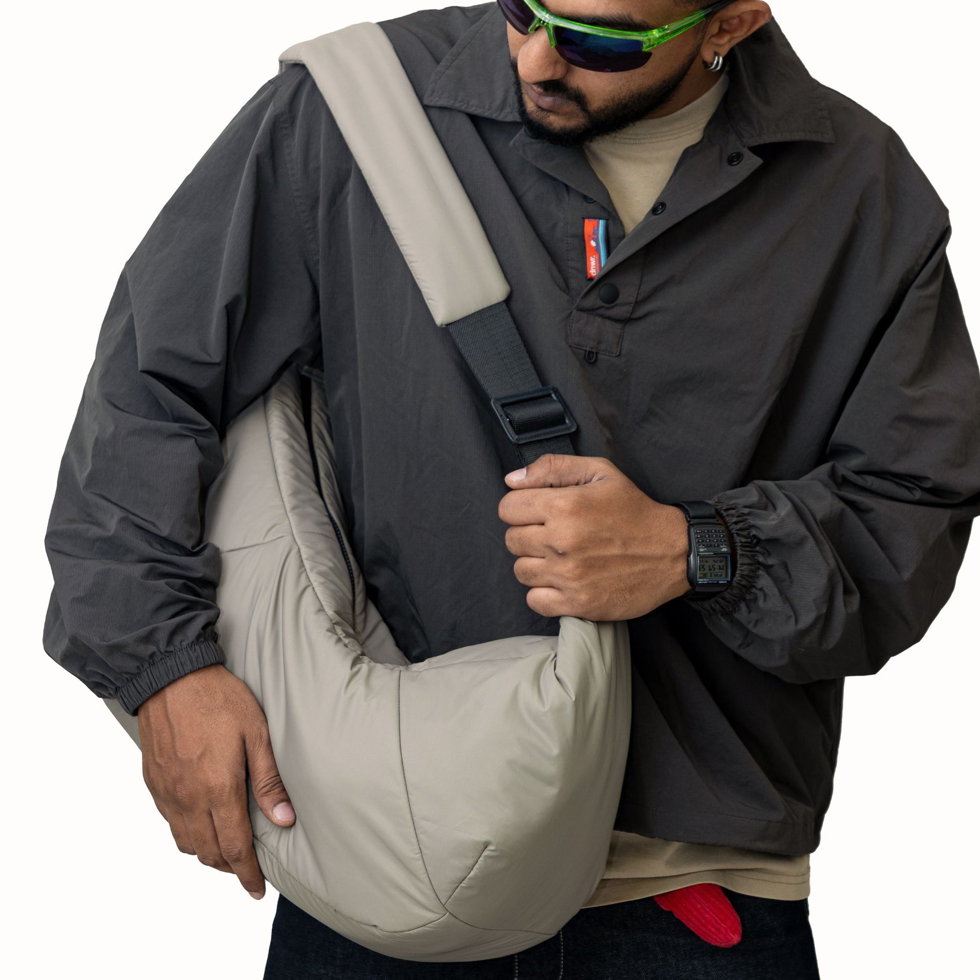 HALO puffer shoulder bag