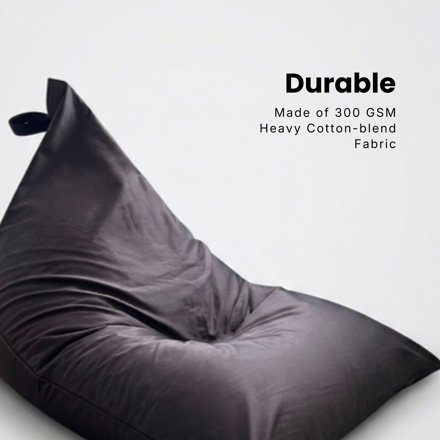 Bean bag cover LITE - Cotton Grey XXXL