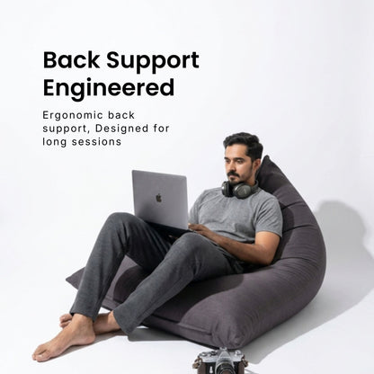 Bean bag cover LITE - Cotton Grey XXXL