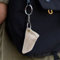 Corduroy Bean Bag Keychain