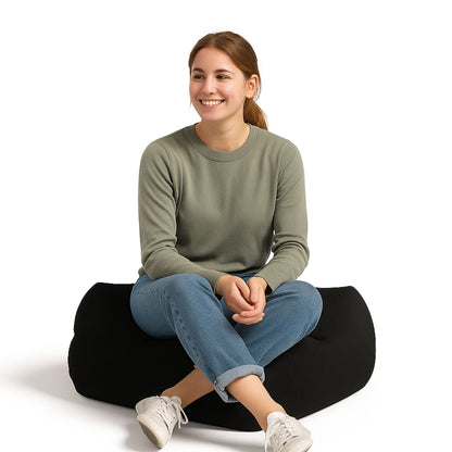 girl sitting on bean bag from NOL