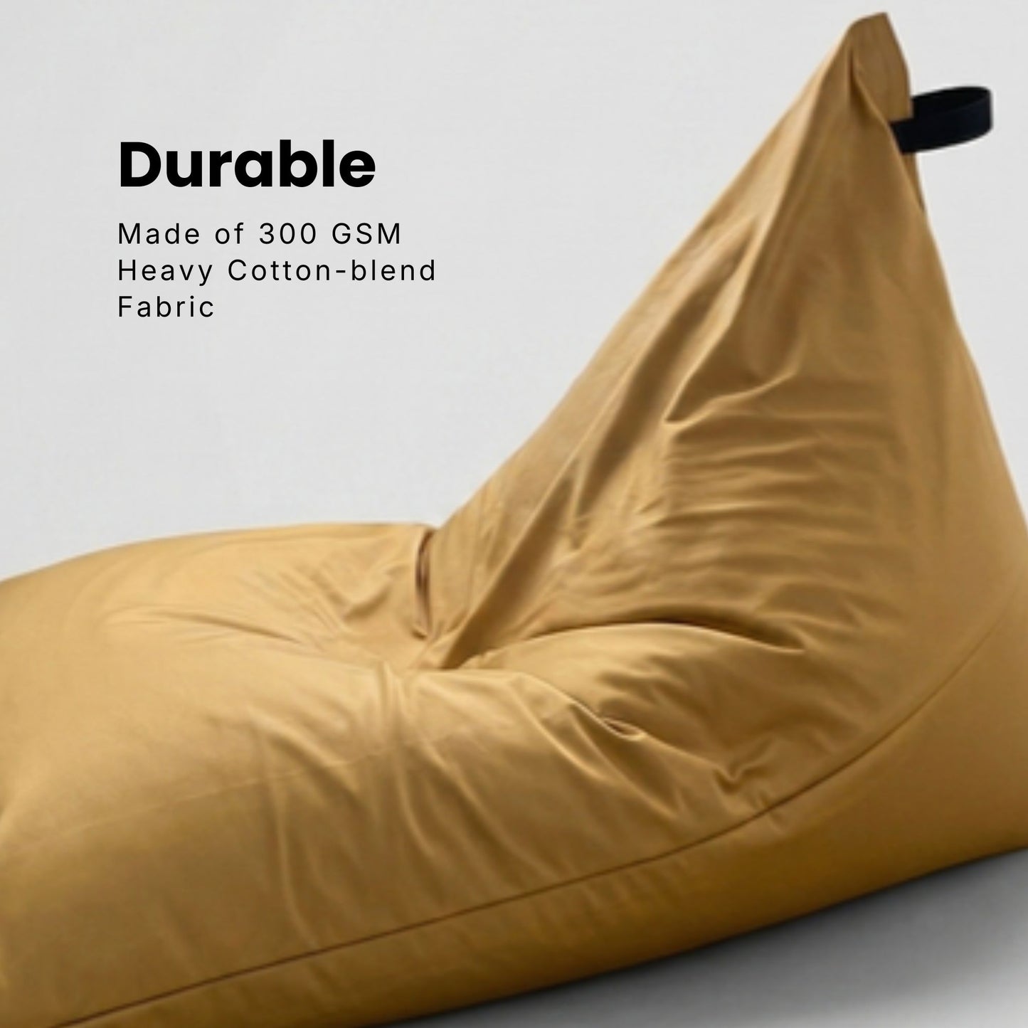 Bean bag cover LITE - Cotton Beige XXXL