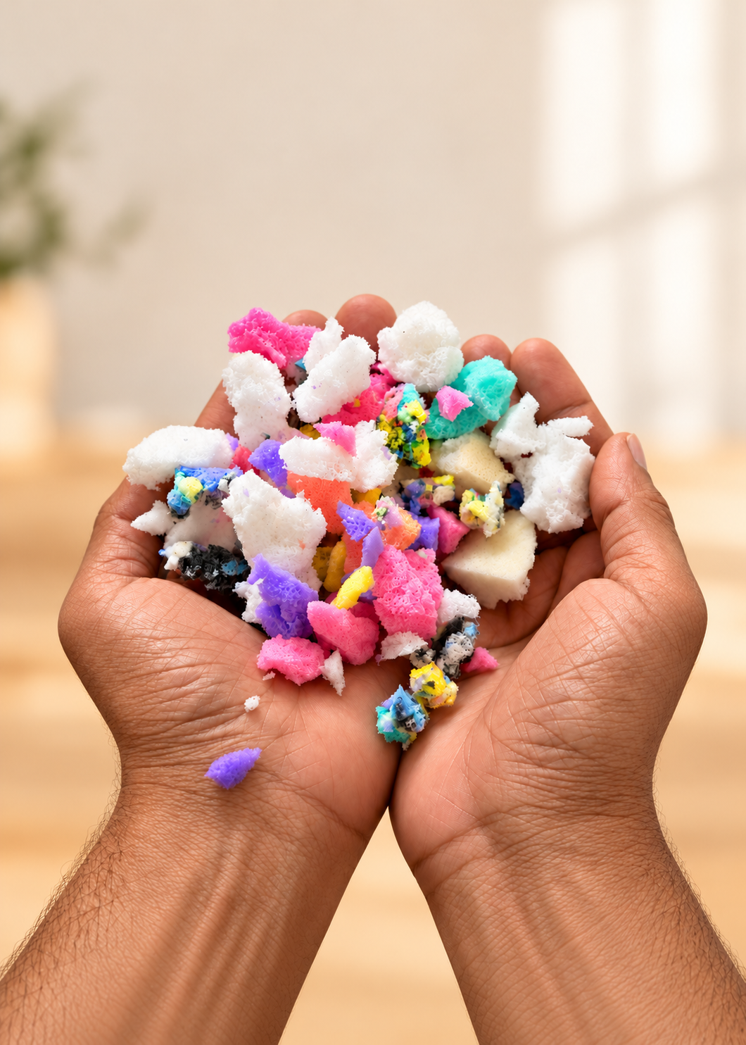 Shredded PU Foam Core — Pre-Filled Bean Bag Insert