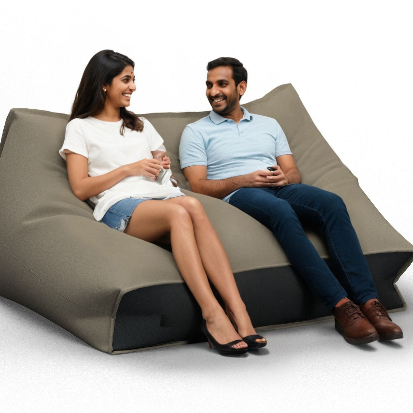 Custom Two-Seater Bean Bag Sofa Cover