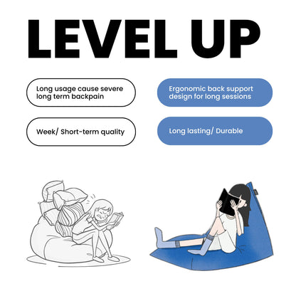 Bean bag cover LITE - Cotton Green XXXL