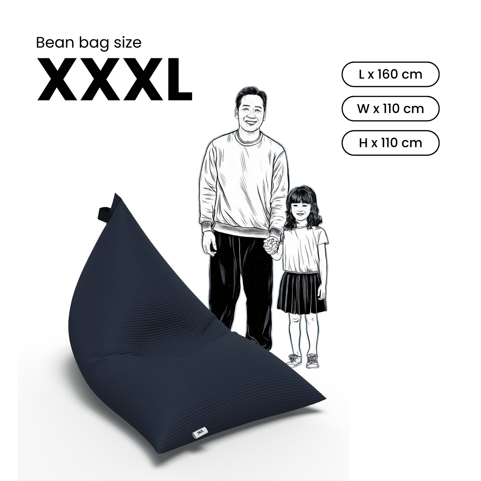 Buy Bean bag cover at best price at NOL