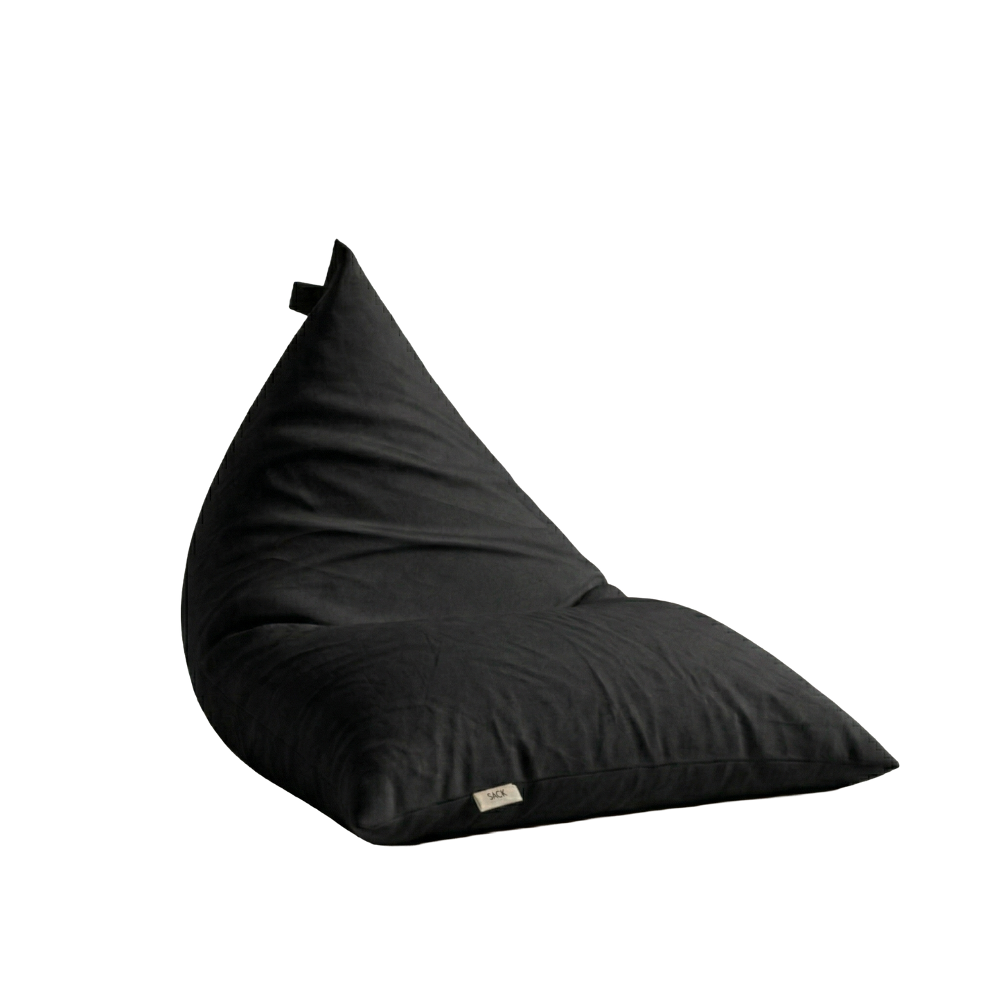 Funda de puf LITE - Algodón Negro XXXL