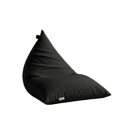 Funda de puf LITE - Algodón Negro XXXL