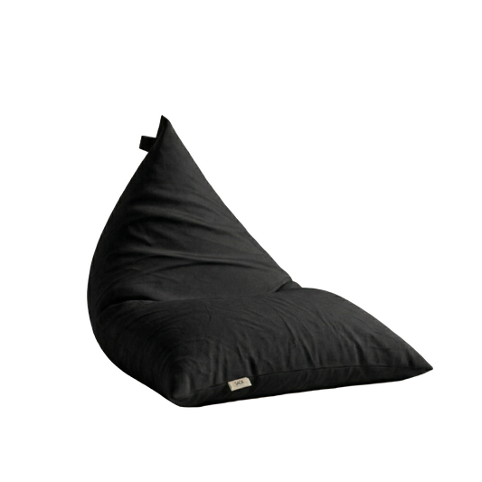 Bean bag cover LITE - Cotton Black XXXL