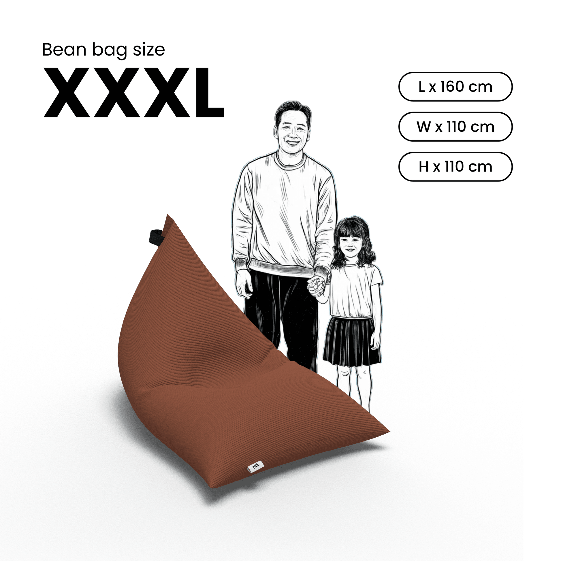 Buy Bean bag cover at best price at NOL
