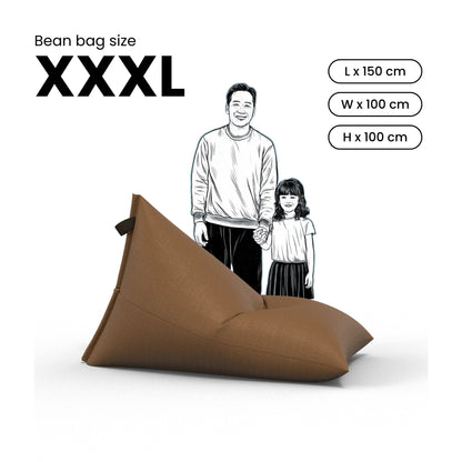 Corduroy Bean bag cover - Camel XXXL
