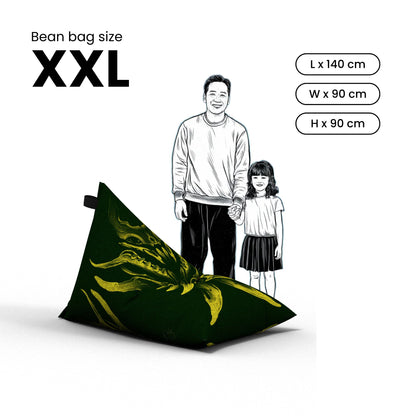Alien Nature Bean bag - Green XXL