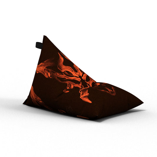 Alien Fire Bean bag - Red XXL