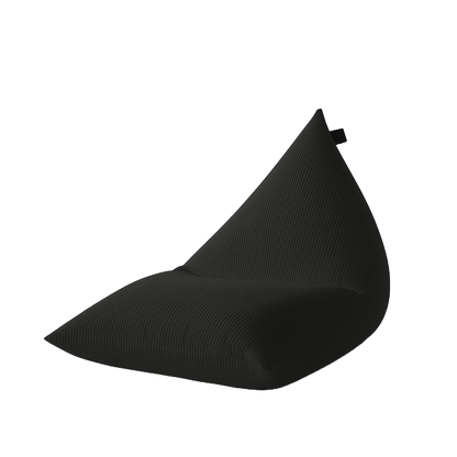 Corduroy Bean bag cover - Black XXXL