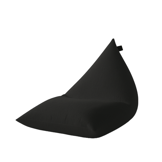 Corduroy Bean bag cover - Black XXXL