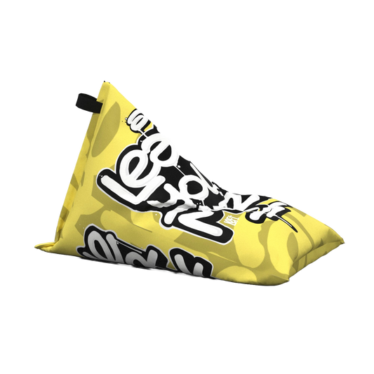 LEFT X NOL Leave Your Mark Graffiti Bean bag - Yellow XXL
