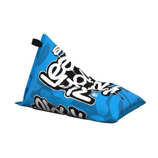 LEFT X NOL Leave Your Mark Graffiti Bean bag - Blue XXL