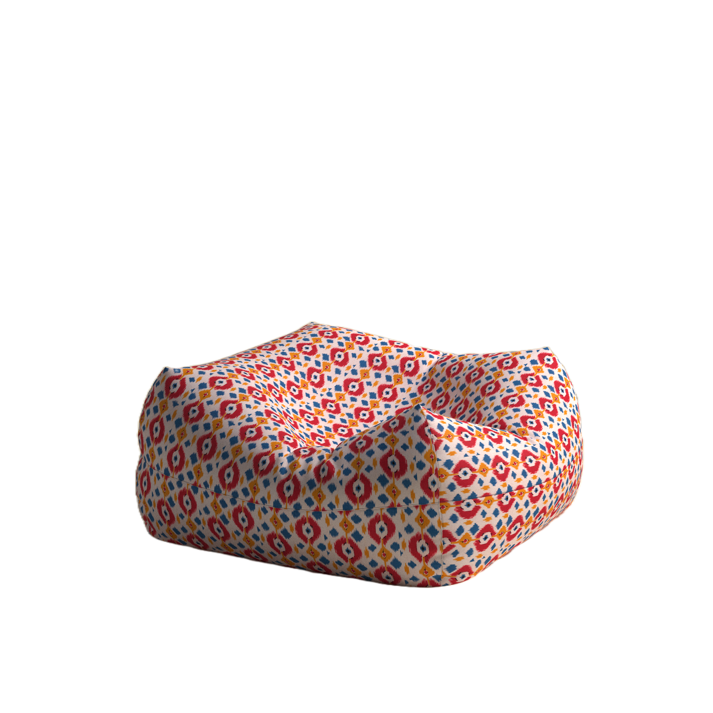 Floor Pouf - Cotton Multicolor