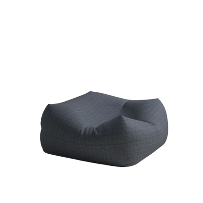 Floor Pouf - Cotton Grey