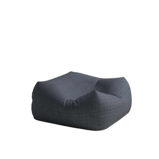 Floor Pouf - Cotton Grey