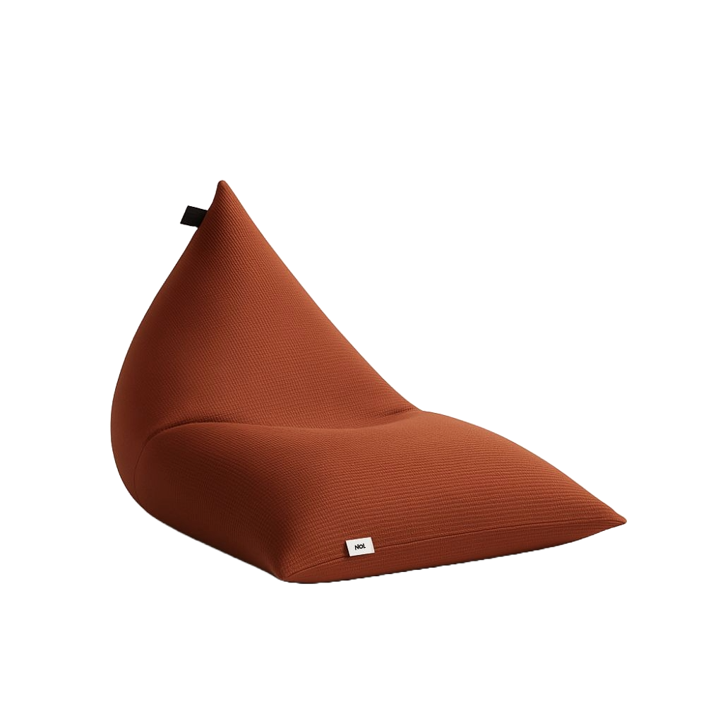 Corduroy Bean bag cover - Rust XXXL