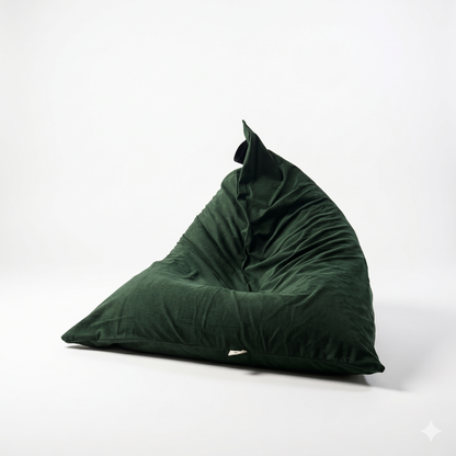 Corduroy Bean bag cover - Bottle Green XXXL