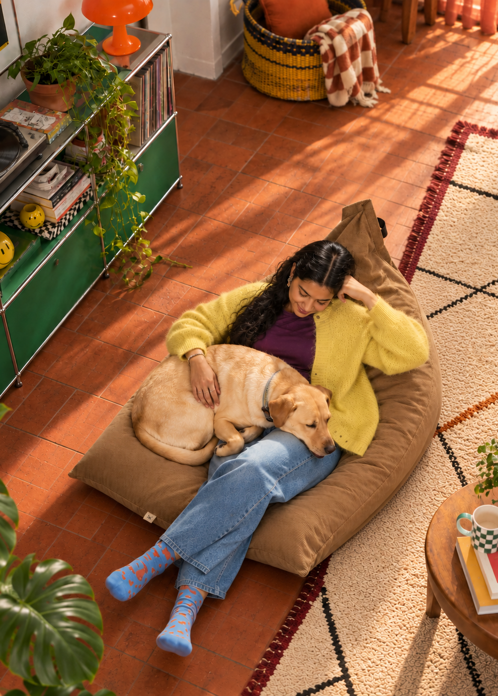 fabric bean bag corduroy