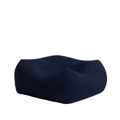 Corduroy Floor Pouf - Navy
