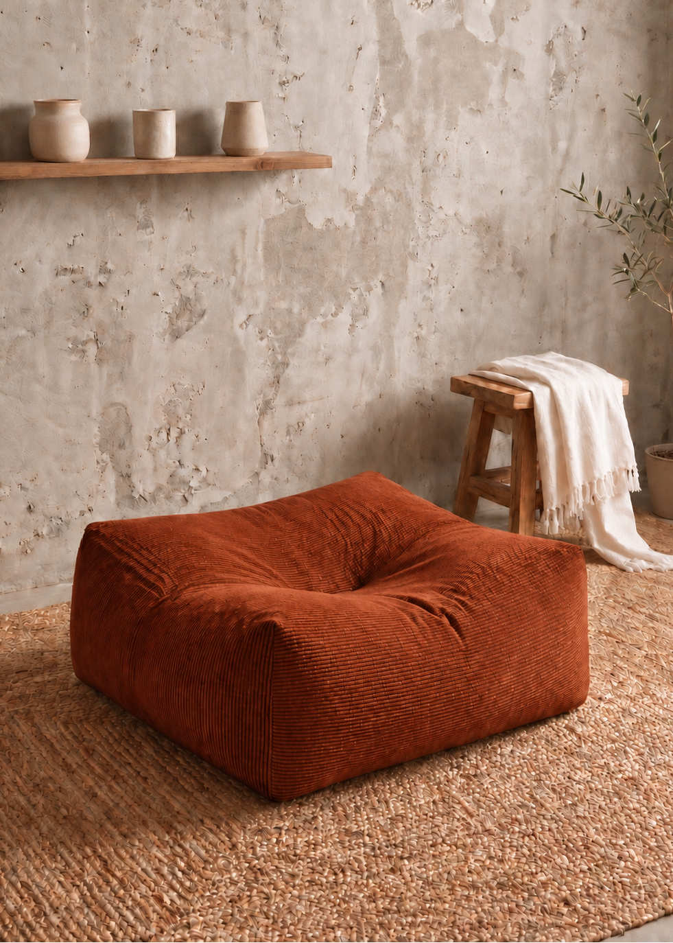 Rust ottoman from NOL 2
