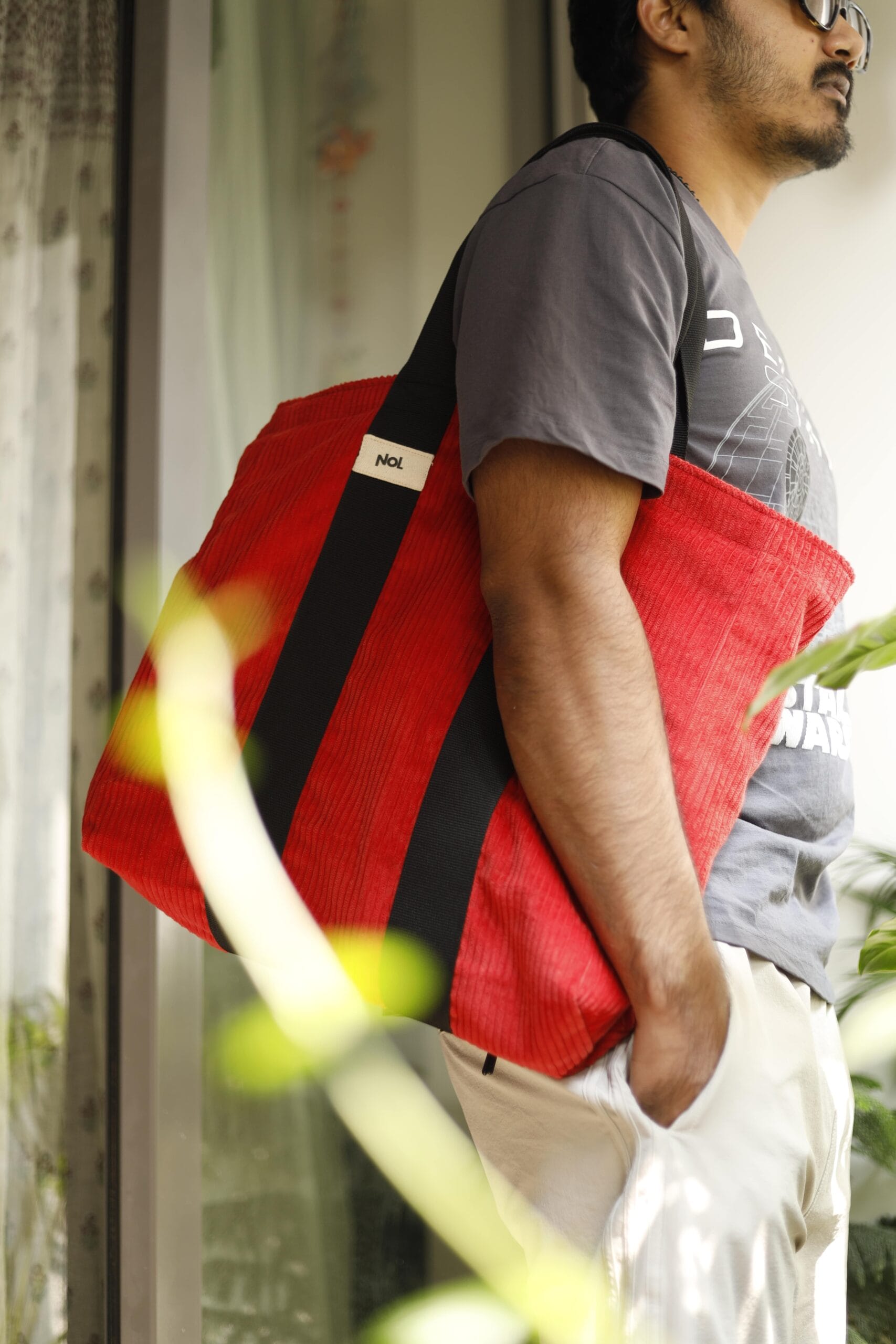 Corduroy Tote bag 