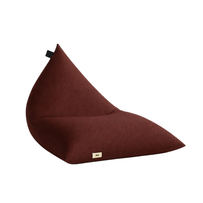 Corduroy Bean bag cover - Dark Maroon XXXL