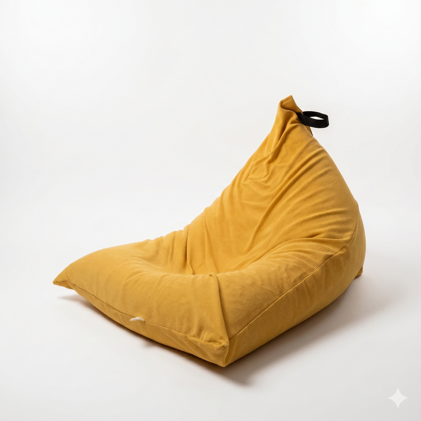 Corduroy Bean bag cover - Yellow XXXL