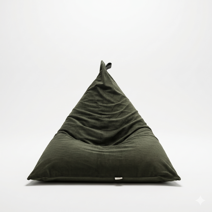 Corduroy Bean bag cover - Olive XXXL